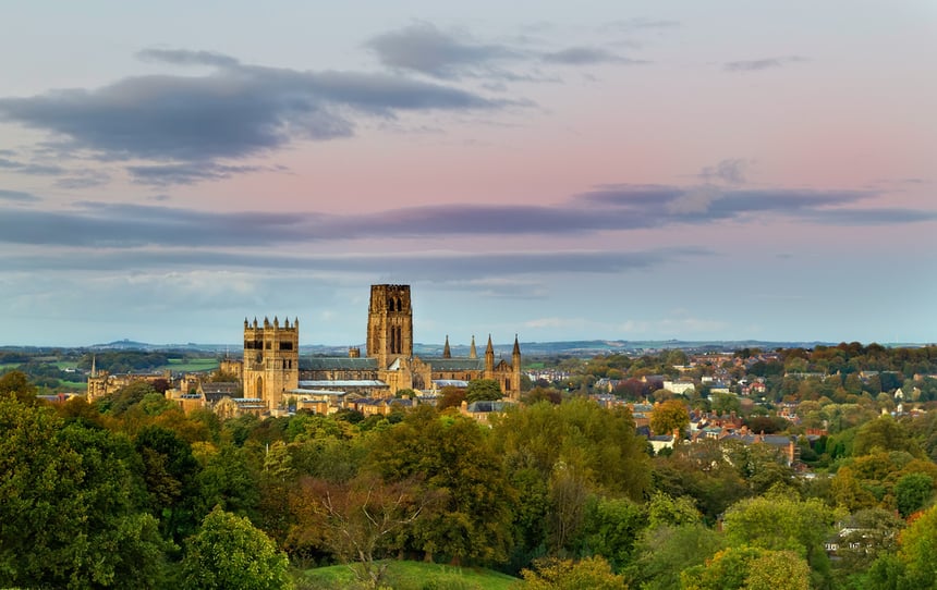 Durham City Cathedral and Surrounding Area