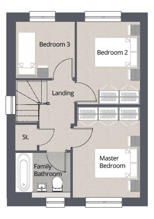 Greenwich Floorplan With Furniture