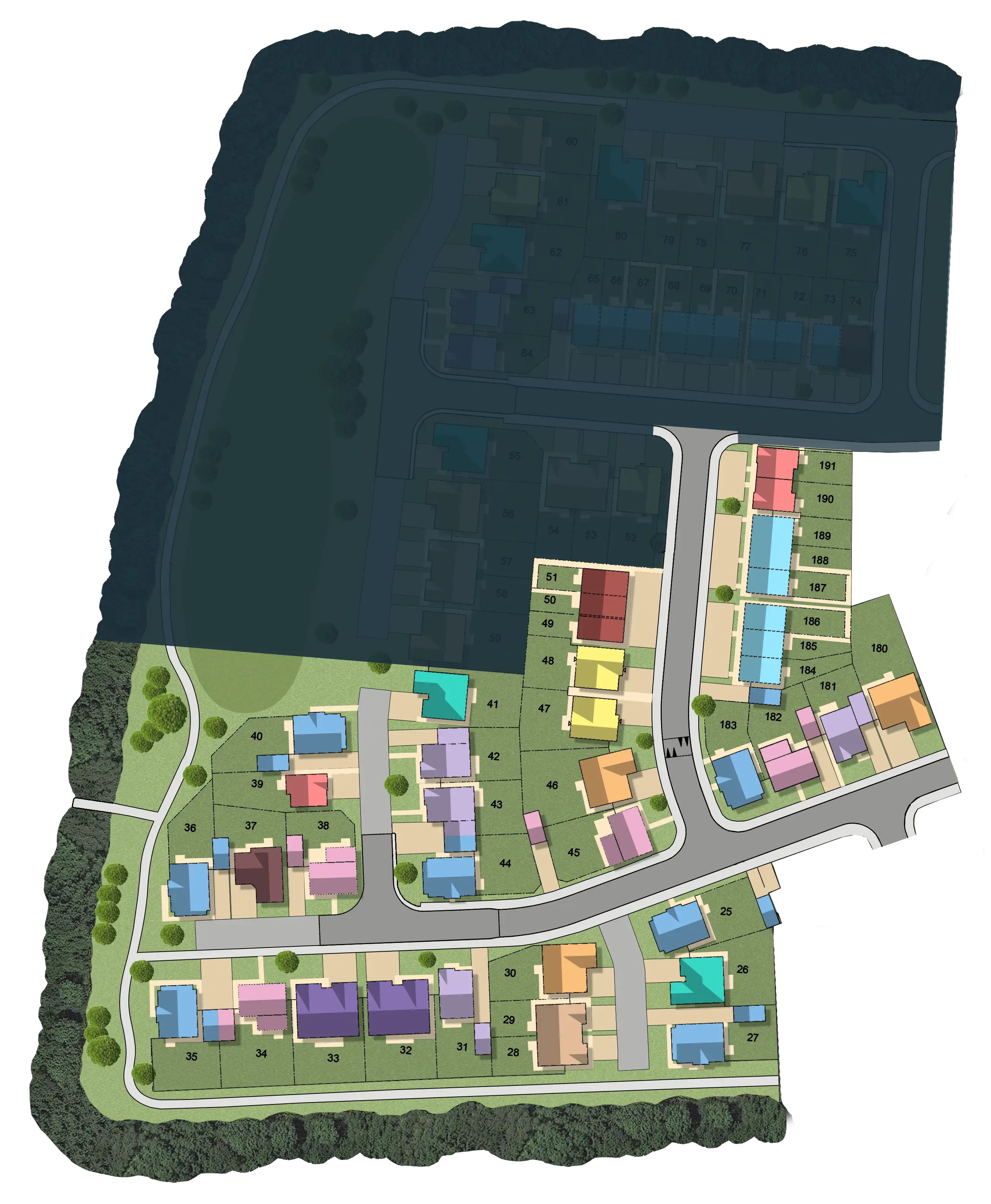 Middleton Waters at Middleton St George Site Map